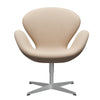  Swan Lounge Chair Silver Grey/Divina Md Crème