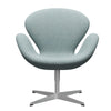  Swan Lounge Chair Silver Grey/Divina Md Mint