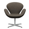  Swan Lounge Chair Silver Grey/Divina MD Mole