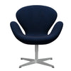  Swan Lounge Chair Silver Grey/Divina Melange Navy tma