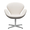  Swan Lounge Chair Silver Grey/Fame White