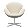  Swan Lounge Chair Silver Grey/Hallingdal Wool White