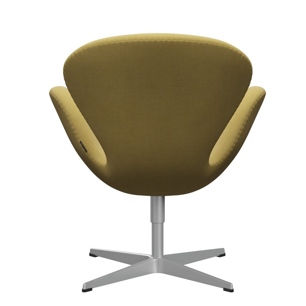 [product_category]-Fritz Hansen Swan Lounge Chair, Silver Grey/Rime Lime Green/White-Fritz Hansen-3320-RIM911-SGBASE-FRI-4