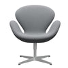  Swan Lounge Chair Silver Grey/Steelcut Light Grey