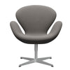  Swan Lounge Chair Silver Grey/Steelcut střední šedá