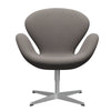  Swan Lounge Chair Silver Grey/Steelcut trio tmavý písek