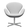  Swan Lounge Chair Silver Grey/Sunniva Canvas Natural