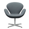  Swan Lounge Chair Silver Grey/Sunniva Soft Blue