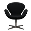  Swan Lounge Chair teplý grafit/Christianshavn Black Uni