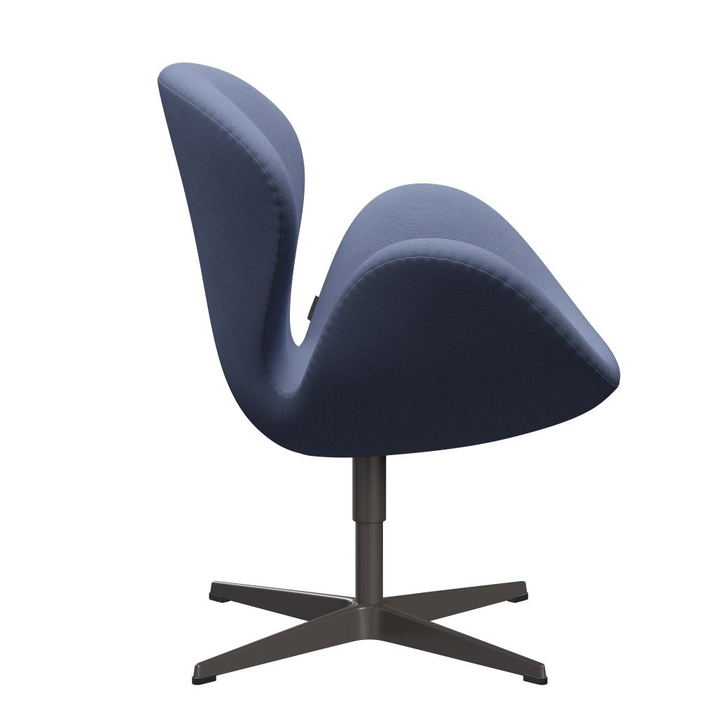 [product_category]-Fritz Hansen Swan Lounge Chair, Warm Graphite/Christianshavn Light Blue Uni-Fritz Hansen-3320-CH1151-WGBASE-FRI-3