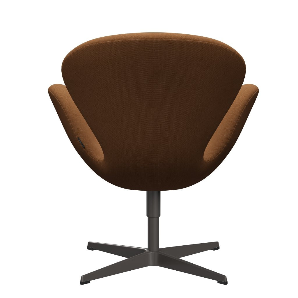 [product_category]-Fritz Hansen Swan Lounge Chair, Warm Graphite/Fame Light Brown (61131)-Fritz Hansen-3320-F61131-WGBASE-FRI-4