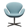  Swan Lounge Chair Warm Graphite/Fame Turquoise Light