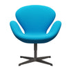  Swan Lounge Chair Warm Graphite/Fame Warm Turquoise