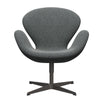  Swan Lounge Chair Warm Graphite/Hallingdal White Black