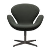  Swan Lounge Chair Warm Graphite/Rims Brown/Moss Green