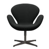  Swan Lounge Chair Warm Graphite/Steelcut tmavě hnědá (380)