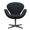  Swan Lounge Chair teplé grafitové/Steelcut Trio Black