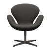  Swan Lounge Chair Warm Graphite/Steelcut trio tmavě šedá