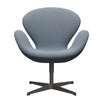  Swan Lounge Chair Warm Graphite/Steelcut Trio Pastel Blue