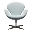  Swan Lounge Chair Warm Graphite/Sunniva White/Light Blue