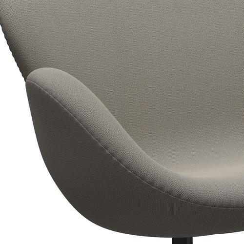 [product_category]-Fritz Hansen Swan Sofa 2 Seater, Black Lacquered/Capture Warm Grey-Fritz Hansen-3321-CP4401-BLLA-FRI-7