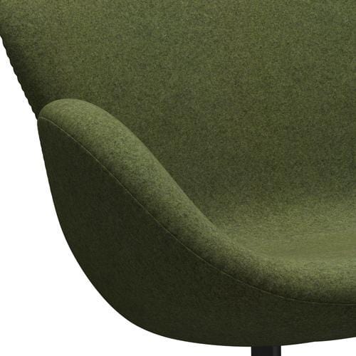 [product_category]-Fritz Hansen Swan Sofa 2 Seater, Black Lacquered/Divina Md Wintergreen-Fritz Hansen-3321-DMD943-BLLA-FRI-7