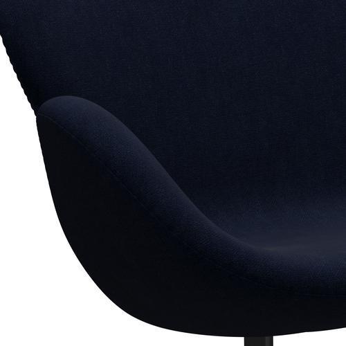 [product_category]-Fritz Hansen Swan Sofa 2 Seater, Black Lacquered/Hallingdal Royal Blue-Fritz Hansen-3321-HAL764-BLLA-FRI-7