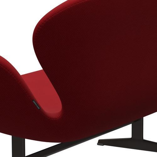 [product_category]-Fritz Hansen Swan Sofa 2 Seater, Brown Bronze/Diablo Warm Red-Fritz Hansen-3321-DIA300-BBBASE-FRI-5