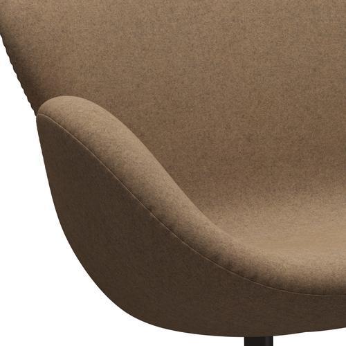 [product_category]-Fritz Hansen Swan Sofa 2 Seater, Brown Bronze/Divina Md Café Latte-Fritz Hansen-3321-DMD453-BBBASE-FRI-7