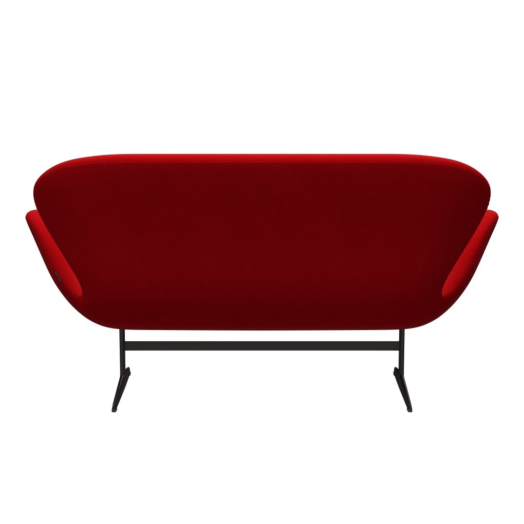 Fritz Hansen Swan Sofa 2 Seater, Brown Bronze/Divina Red (623)