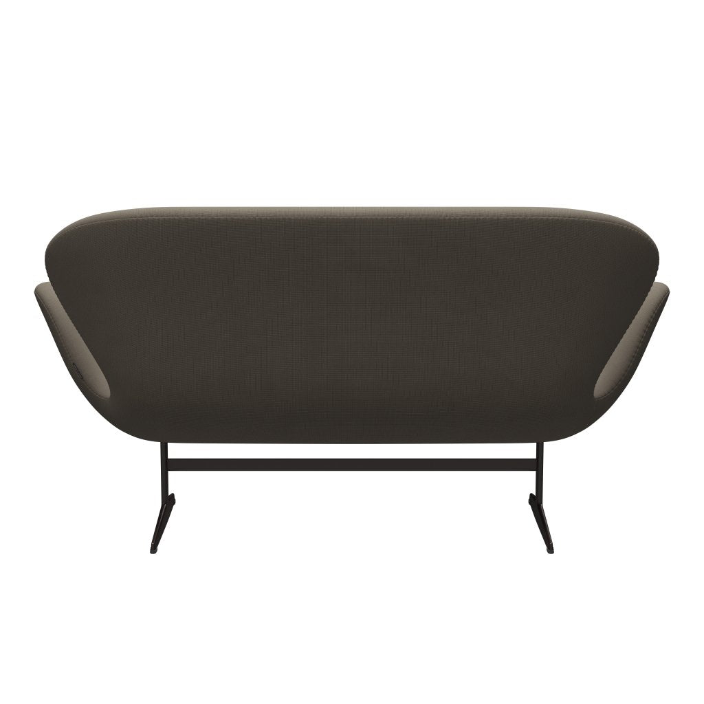 Fritz Hansen Swan Sofa 2 Seater, Brown Bronz/Fame Beige (61003)