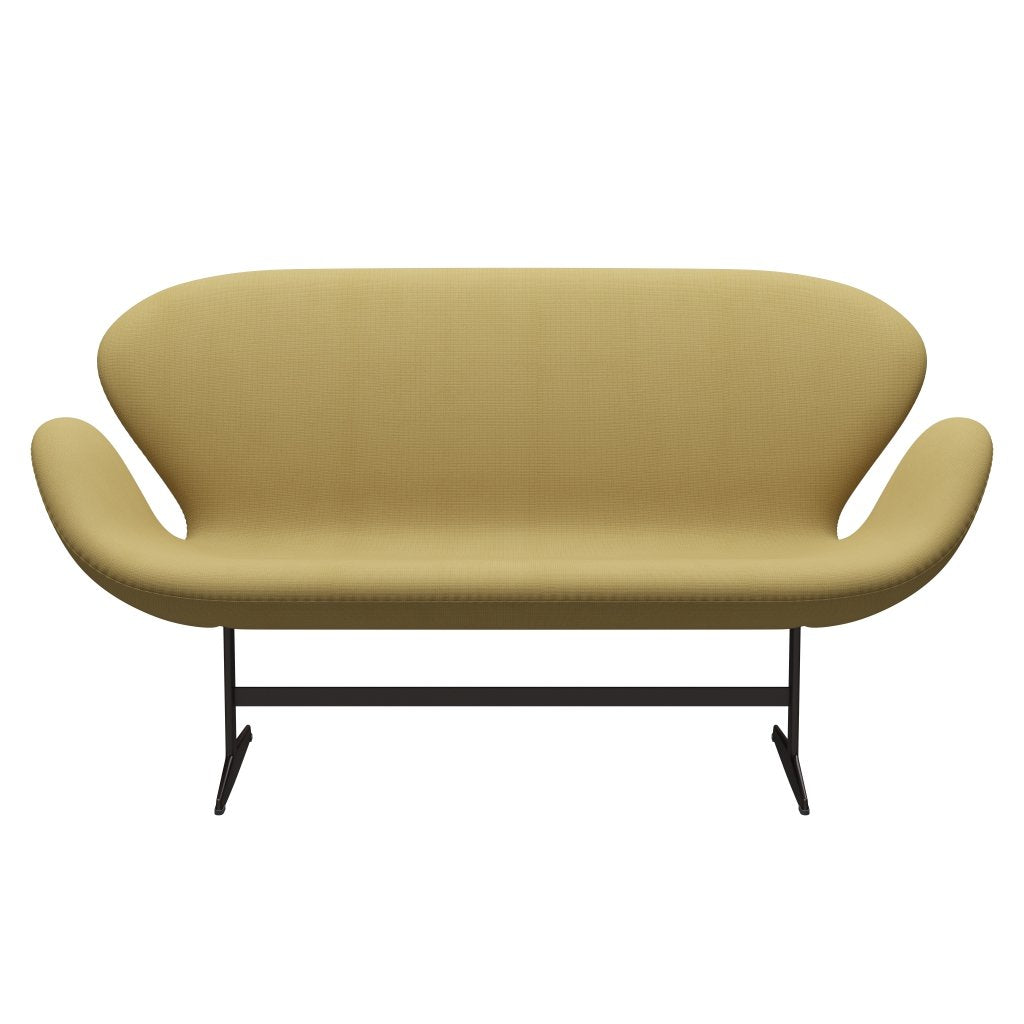 Fritz Hansen Swan Sofa 2 Seater, Brown Bronz/Fame Beige (62068)