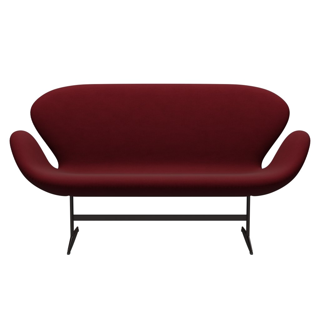 Fritz Hansen Swan Sofa 2 Seater, Brown Bronz/Fame Bordeaux (64058)