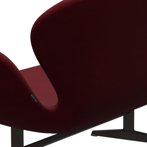 Fritz Hansen Swan Sofa 2 Seater, Brown Bronze/Fame Bordeaux (64058)