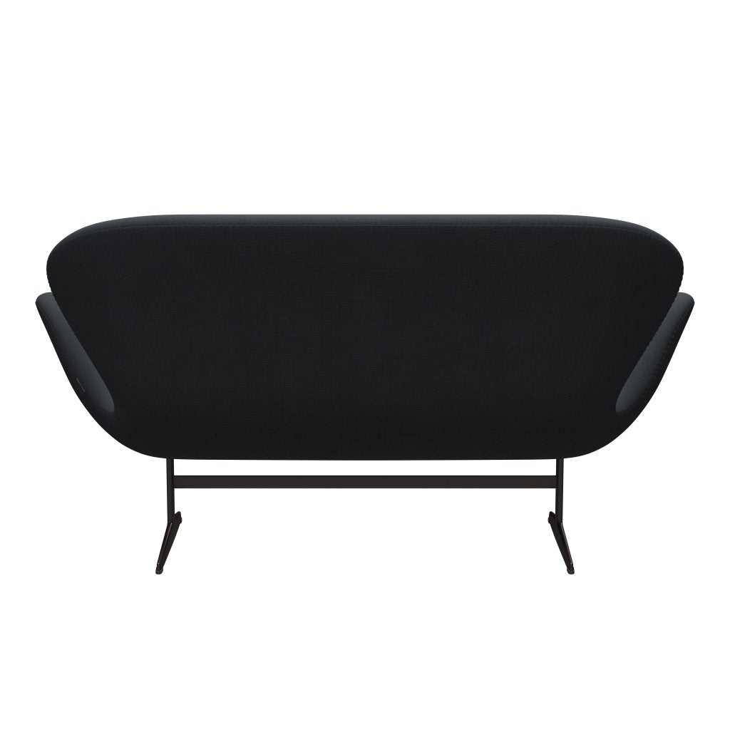 Fritz Hansen Swan Sofa 2 Seater, Brown Bronz/Fame Grey (60003)