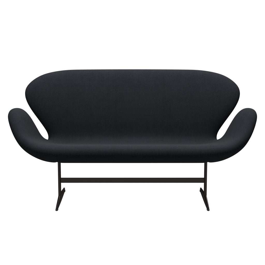 Fritz Hansen Swan Sofa 2 Seater, Brown Bronz/Fame Grey (60019)