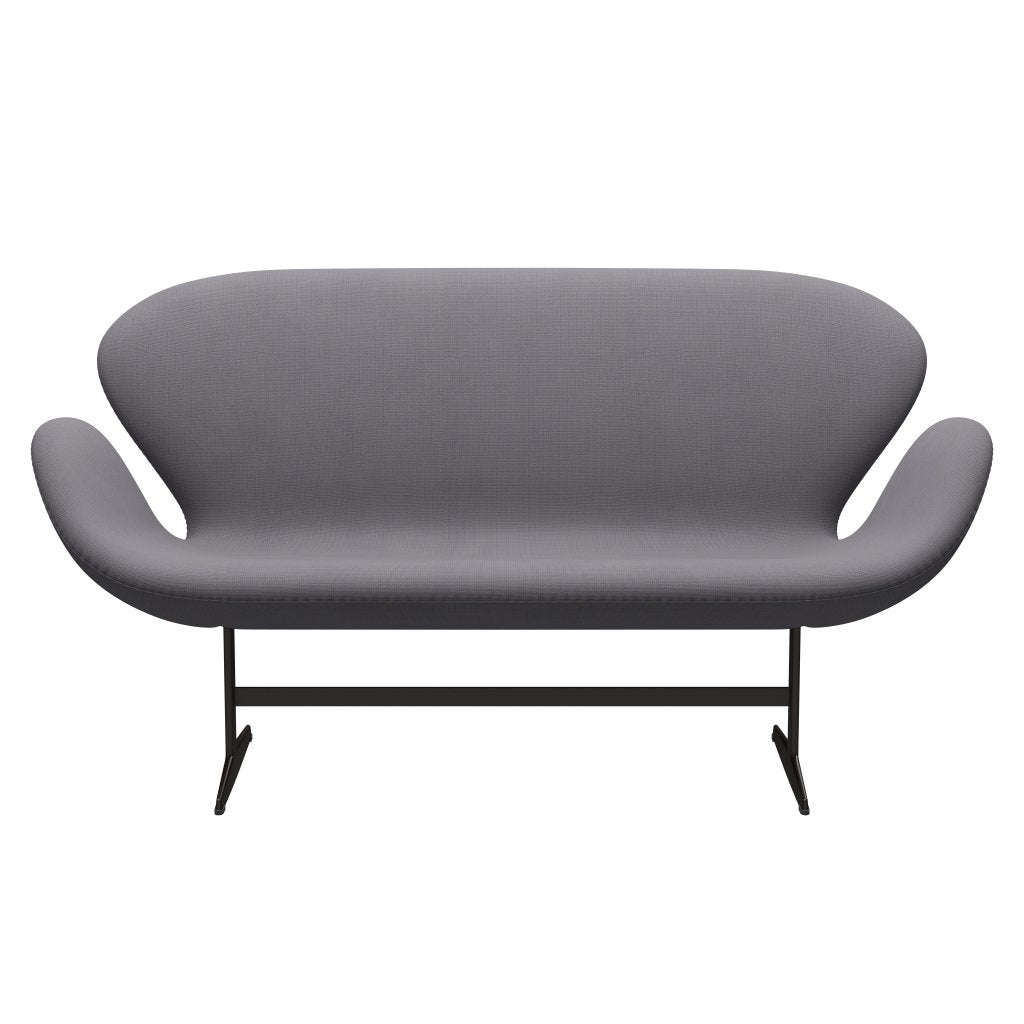 Fritz Hansen Swan Sofa 2 Seater, Brown Bronz/Fame Grey (60078)