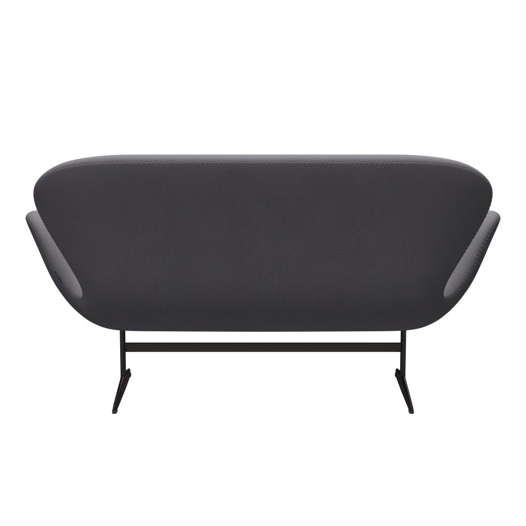 Fritz Hansen Swan Sofa 2 Seater, Brown Bronz/Fame Grey (60078)