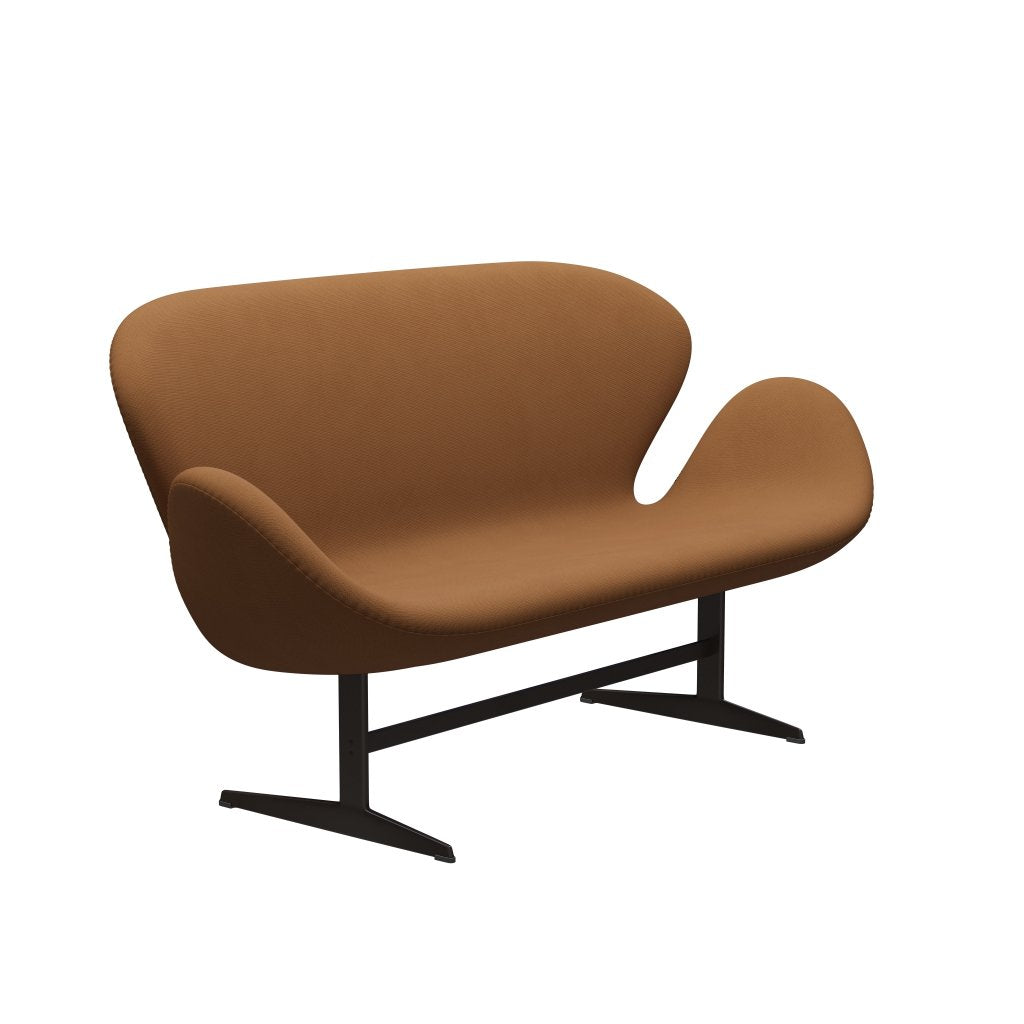 Fritz Hansen Swan Sofa 2 Seater, Brown Bronz/Fame Light Brown (61131)