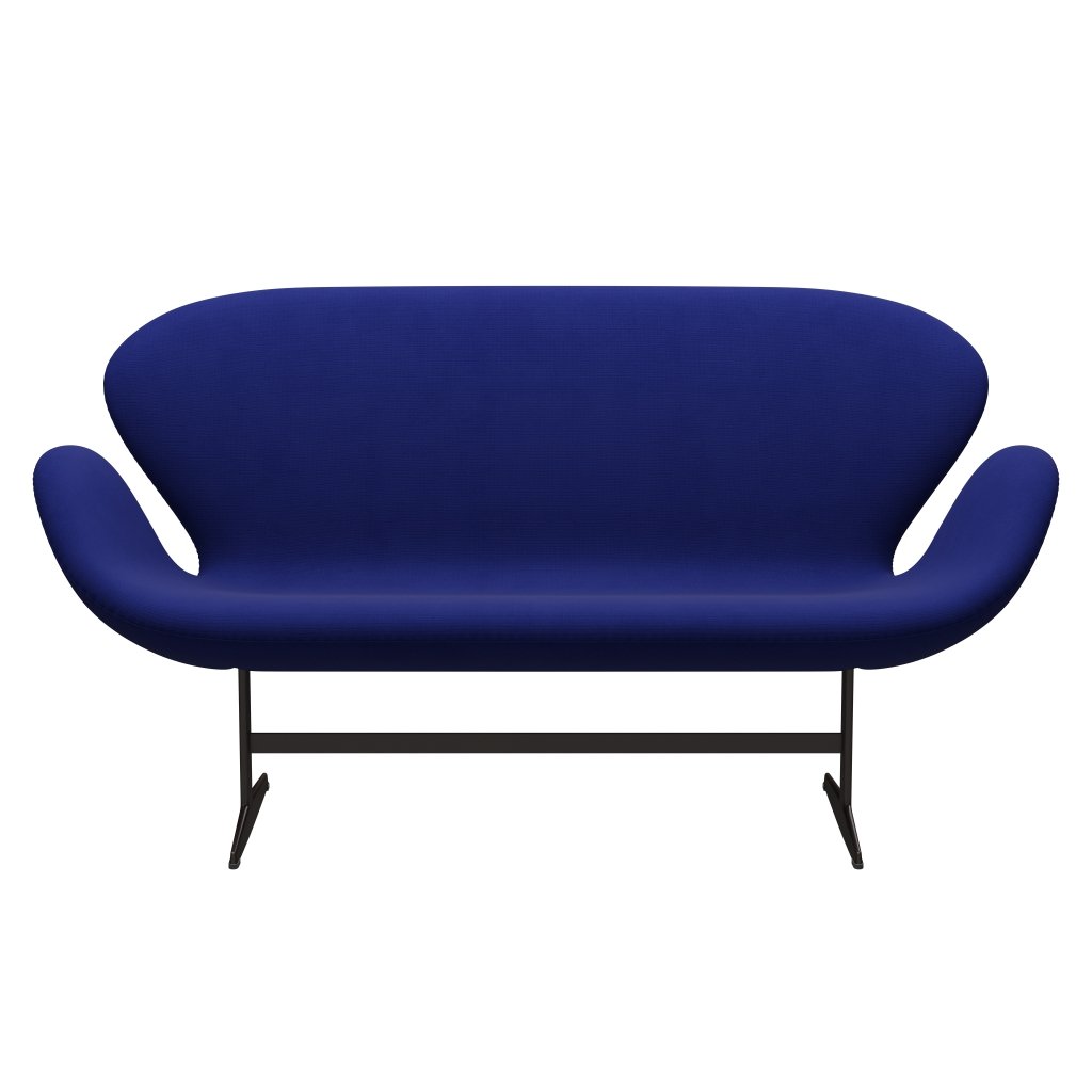 Fritz Hansen Swan Sofa 2 Seater, Brown Bronz/Fame Navy (66032)