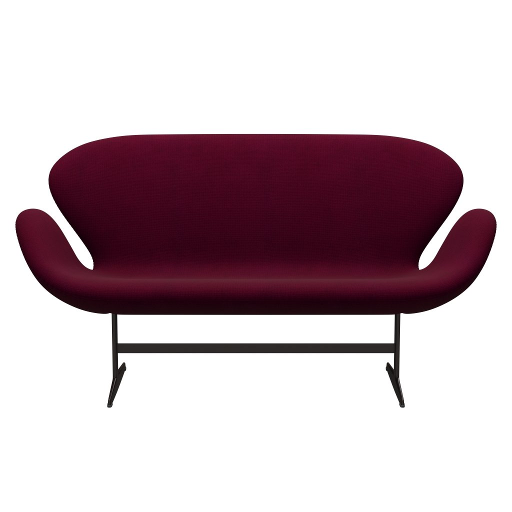 Fritz Hansen Swan Sofa 2 Seater, Brown Bronze/Hallingdal Pink Dark