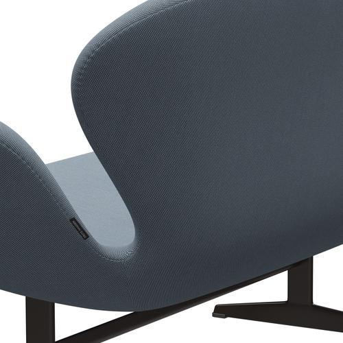 [product_category]-Fritz Hansen Swan Sofa 2 Seater, Brown Bronze/Steelcut Trio Pastel Blue-Fritz Hansen-3321-STR713-BBBASE-FRI-5