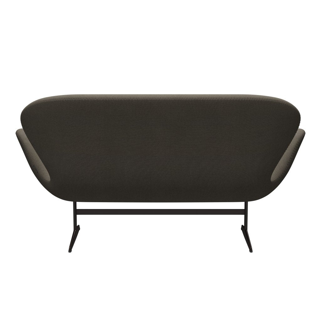 [product_category]-Fritz Hansen Swan Sofa 2 Seater, Brown Bronze/Tonus Dusty Brown-Fritz Hansen-3321-TON613-BBBASE-FRI-4