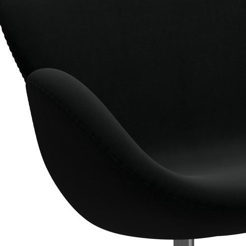 [product_category]-Fritz Hansen Swan Sofa 2 Seater, Satin Brushed Aluminium/Fame Black-Fritz Hansen-3321-F60999-SPAL-FRI-7