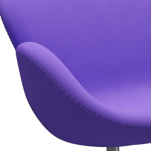 [product_category]-Fritz Hansen Swan Sofa 2 Seater, Satin Brushed Aluminium/Fame Violet Light-Fritz Hansen-3321-F65083-SPAL-FRI-7