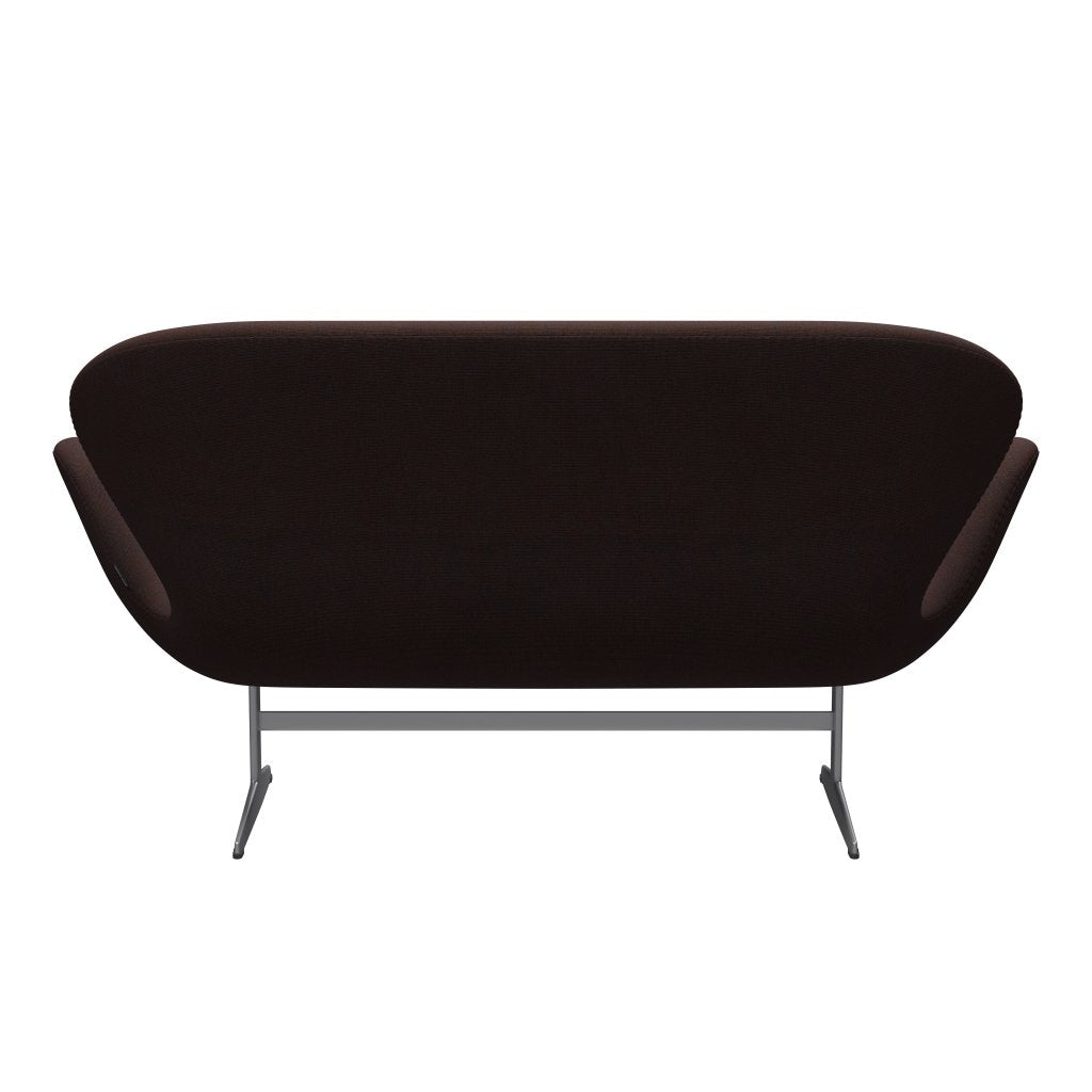 [product_category]-Fritz Hansen Swan Sofa 2 Seater, Silver Grey/Canvas Grey Ocean-Fritz Hansen-3321-CA0764-SGBASE-FRI-4