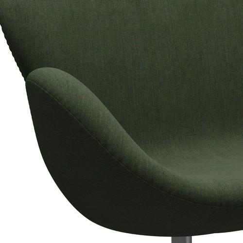 [product_category]-Fritz Hansen Swan Sofa 2 Seater, Silver Grey/Canvas Light Green/Blue-Fritz Hansen-3321-CA0974-SGBASE-FRI-7