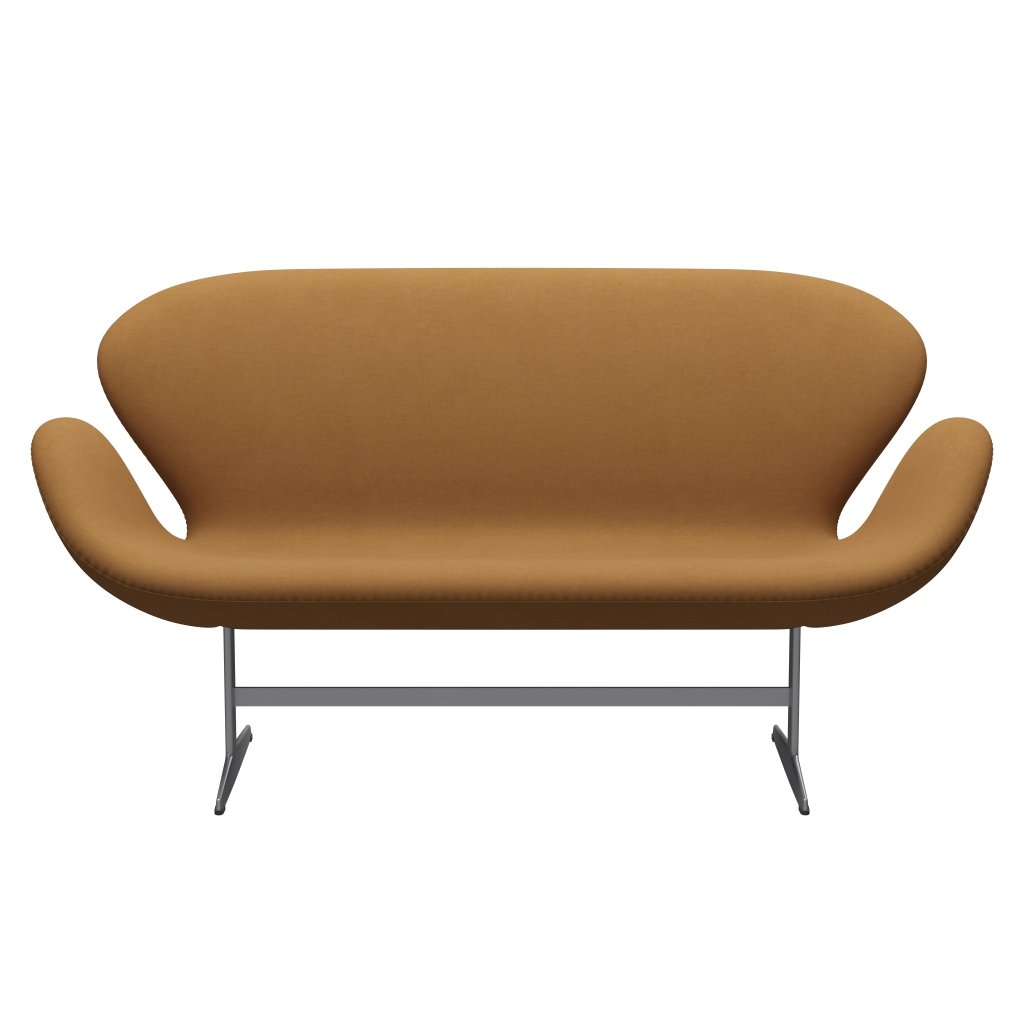 Fritz Hansen Swan Sofa 2 Seater, Silver Grey/Comfort Beige (09084)