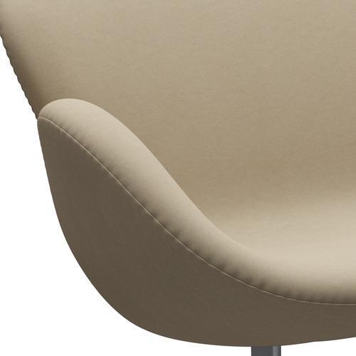 Fritz Hansen Swan Sofa 2 Seater, stříbrná šedá/komfortní písečná světlo (61002)