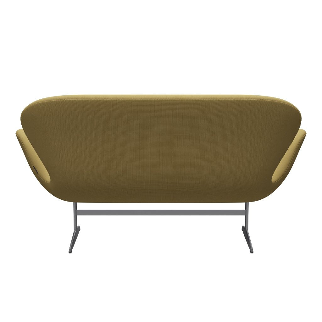 Fritz Hansen Swan Sofa 2 Seater, stříbrná šedá/sláva Beige (62068)